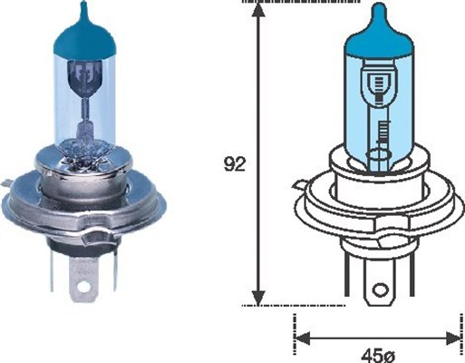 MAGNETI MARELLI Izzó, halogén H412BL_MM